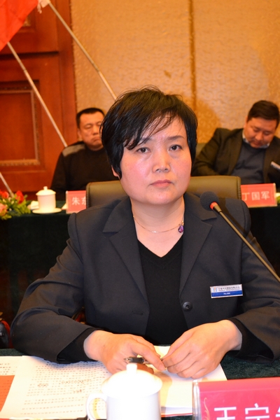 會議由營銷總監(jiān)王寧先主持